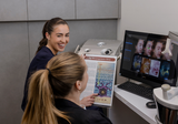 Dermal Clinician assessing pigmentation and sun damage using VISIA skin analysis in Geelong